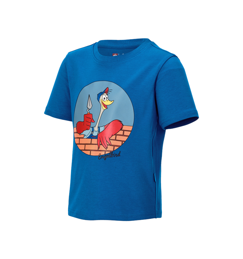 Trička | Svetry | Košile: e.s. Tričko cotton stretch engelbird, dětská + engelbird7/enciánově modrá 3