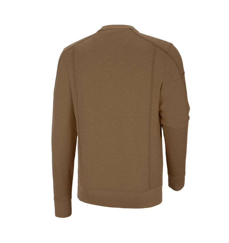 Témata: Mikina cotton slub e.s.roughtough + vlašský ořech 3