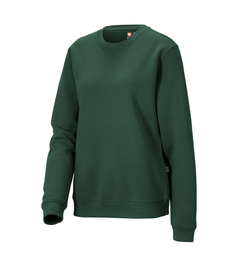 Trička | Svetry | Košile: e.s. Mikina poly cotton, dámská + zelená 2
