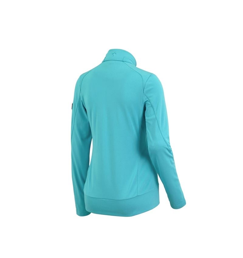 Pracovní bundy: FIBERTWIN® Bunda clima-pro e.s.motion 2020, dámská + modrá capri/platinová 3