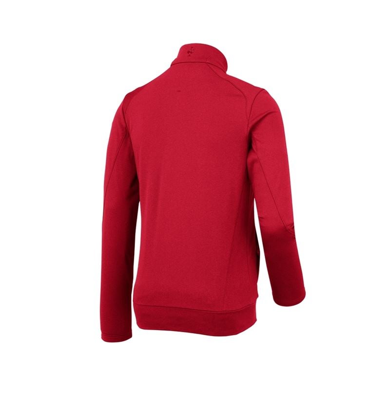 Pracovní bundy: FIBERTWIN® clima-pro bunda e.s.motion 2020 + ohnivě červená/modrá chrpa 4