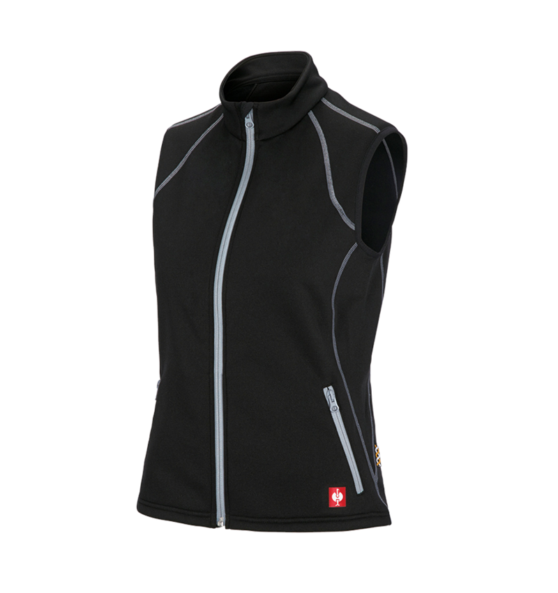Pracovní vesty: Vesta thermo stretch e.s.motion 2020,  dámská + černá/platinová 2