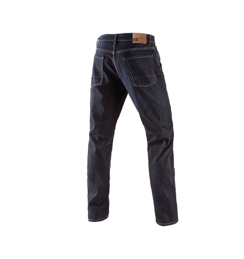Pracovní kalhoty: e.s. Džíny s 5 kapsami POWERdenim + darkwashed 3