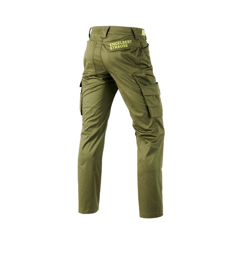 Témata: Cargo kalhoty e.s.trail + jalovcová zelená/citronově zelená 3