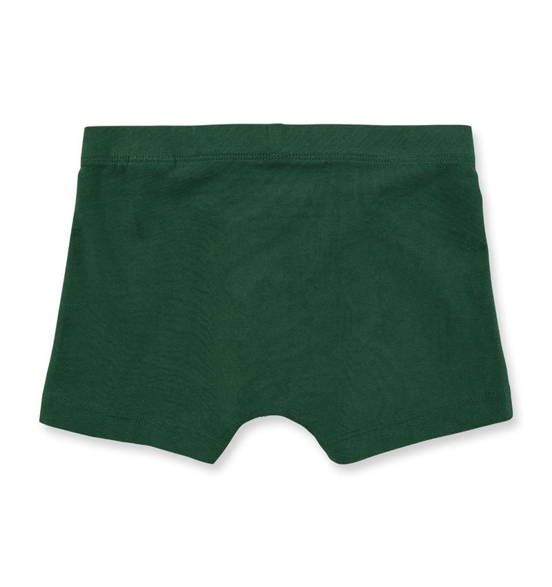 Spodní prádlo: e.s. Boxerky cotton stretch, 2 ks v balení, dětská + zelená/mořská zelená 2