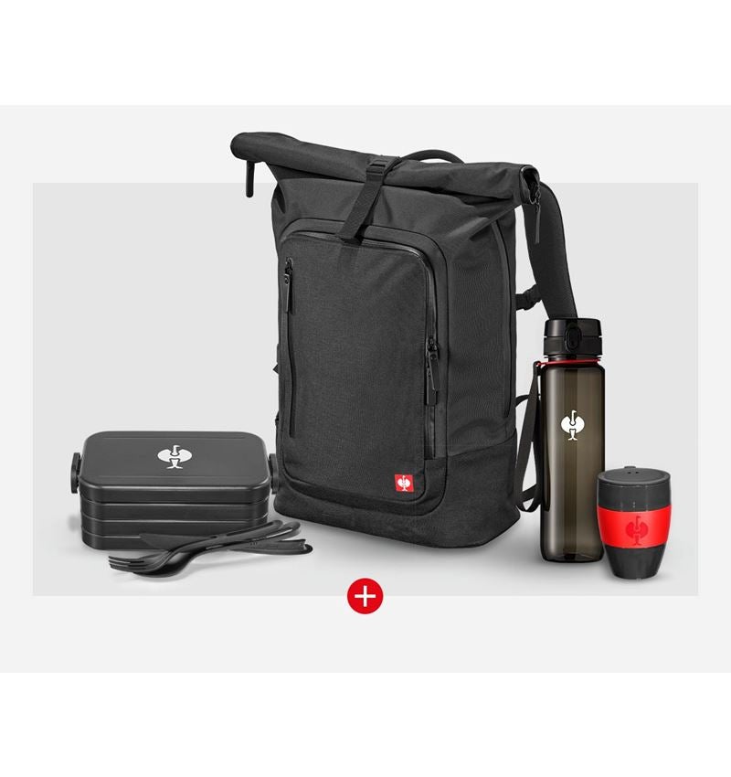 Oděvy: Dárková sada e.s.work&travel Batoh Rolltop + černá