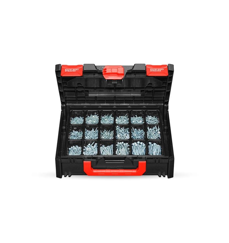 Šrouby: Sort. univerz. pozinkovaných šroubů plus v STbox