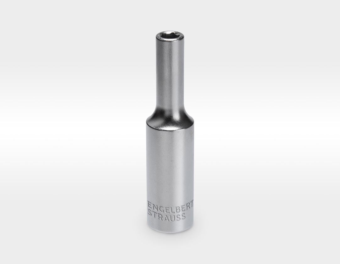 Nástrčné klíče: e.s. Sada nástrčných klíčů-nástavec 1/4 6hr,dlouhý