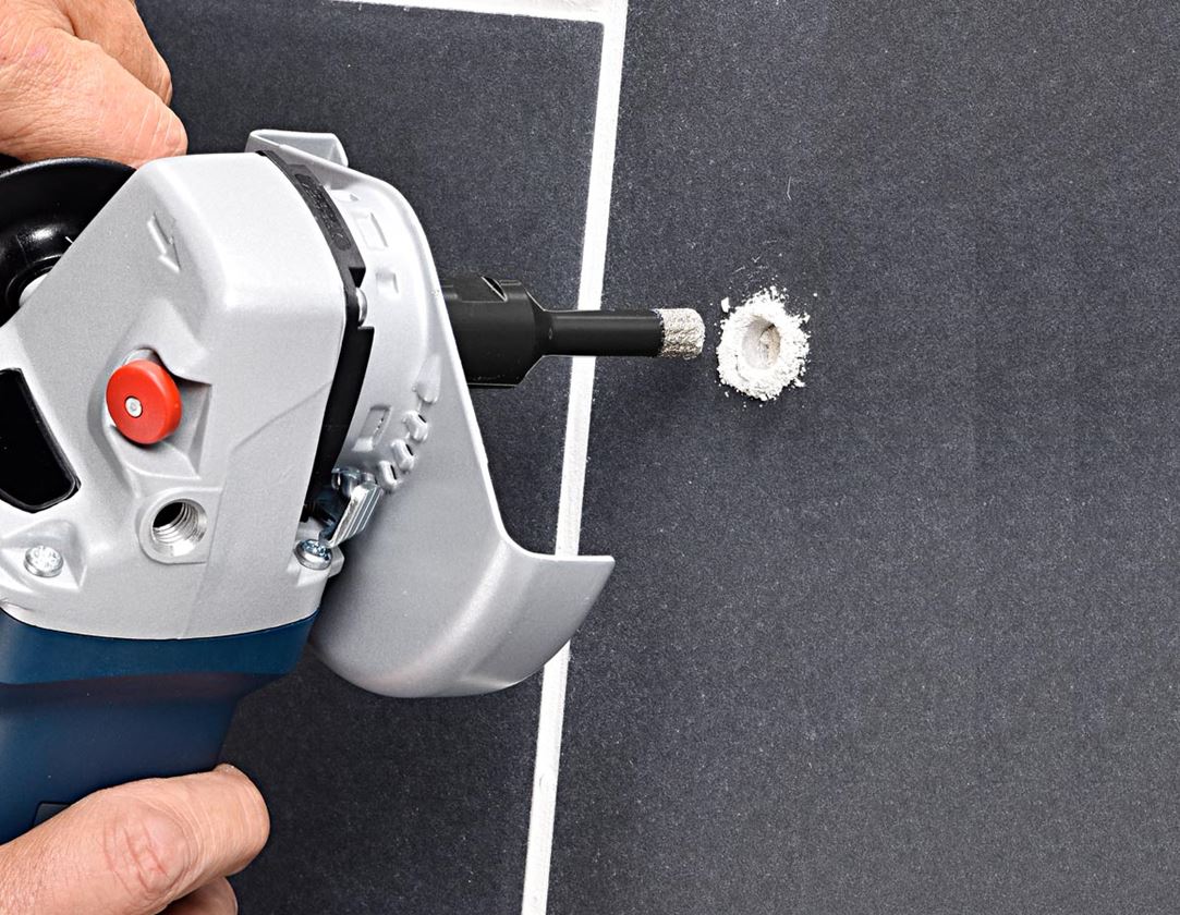 Vrtáky: e.s.sada diamantových vrtáků do obkladů,upínka M14 3