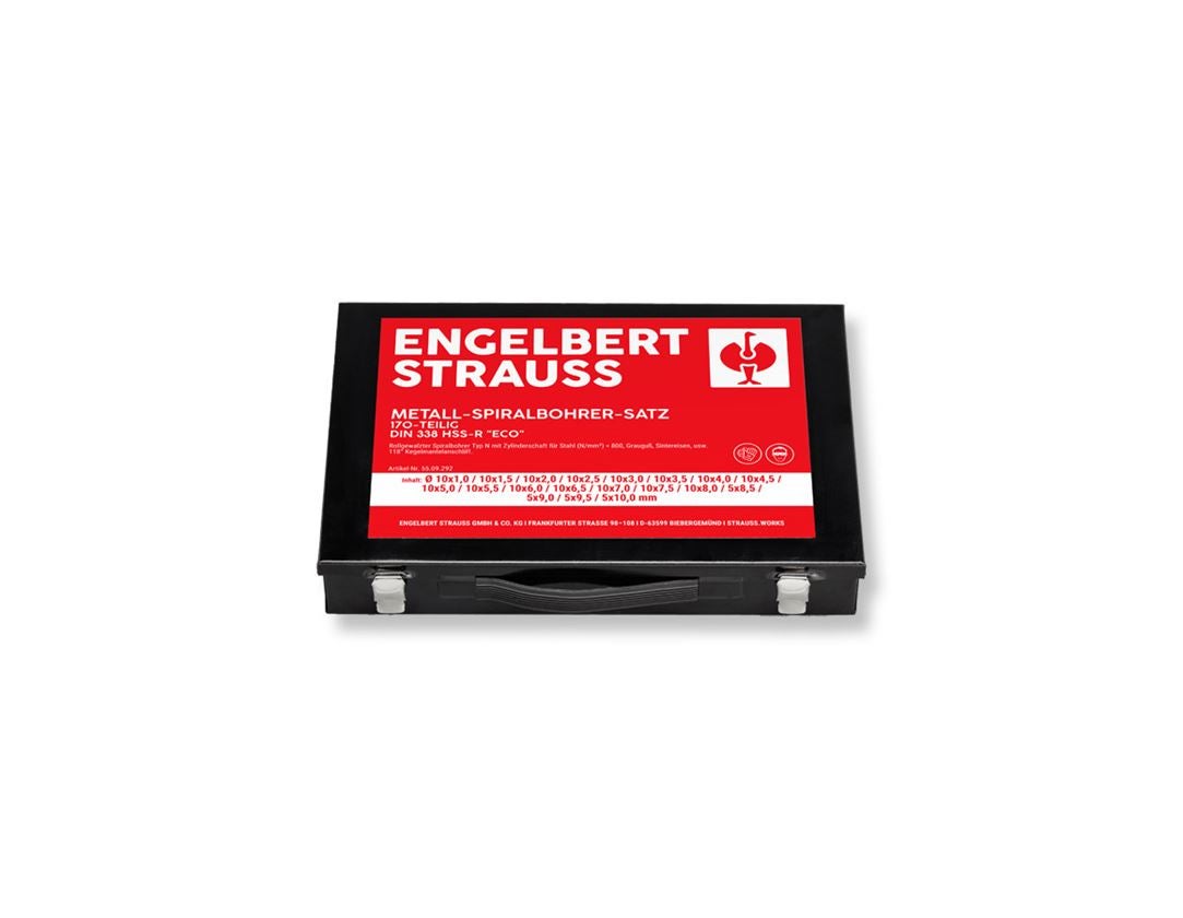 Vrtáky: e.s. sada spirálových vrtáků HSS-R do kovu eco 5