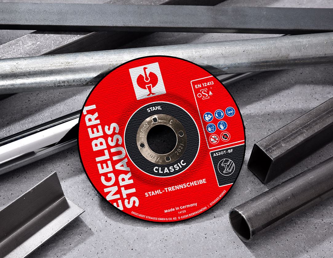 Dělicí kotouče: e.s. Ocelový rozbrušovací kotouč classic,10er bal.