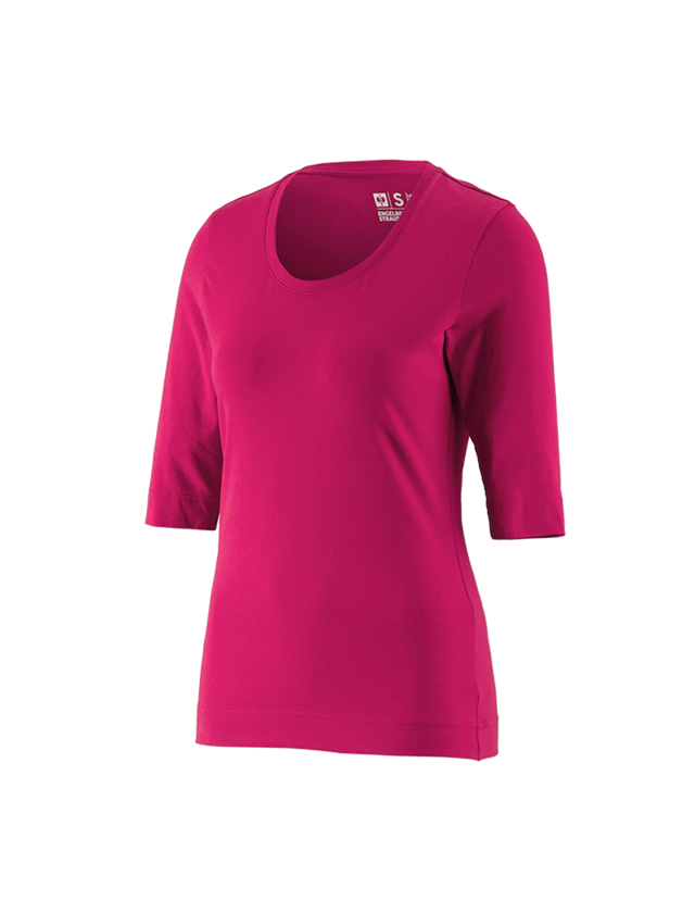 Trička | Svetry | Košile: e.s. Tričko s 3/4 rukávy cotton stretch, dámské + lesní plody