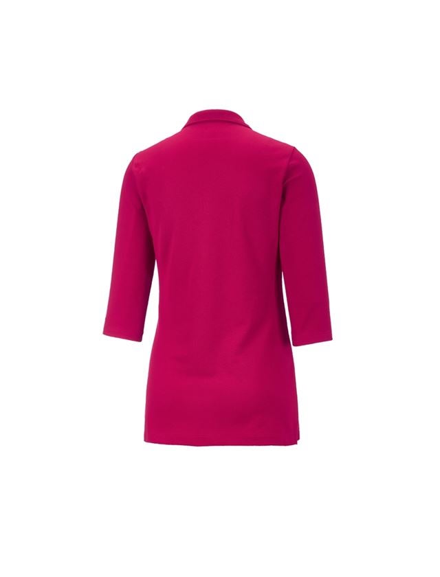 Trička | Svetry | Košile: e.s. Pique-Polo 3/4-rukávy cotton stretch, dámské + lesní plody 4