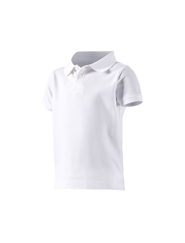 Témata: e.s. Polo-Tričko cotton stretch, dětská + bílá