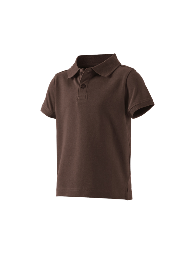 Témata: e.s. Polo-Tričko cotton stretch, dětská + kaštan 1