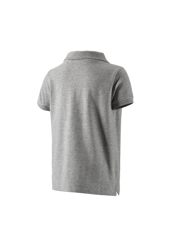 Témata: e.s. Polo-Tričko cotton stretch, dětská + šedý melír 1