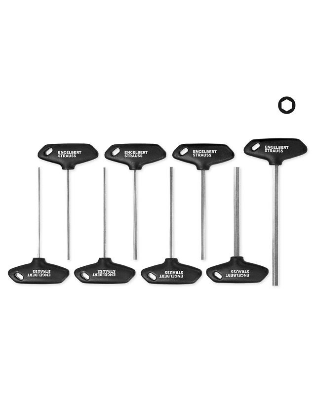 Šroubováky: Sada nástrčných klíčů, příčná rukojeť, SW,  8dílná