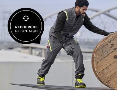 Pantalon à taille élastique e.s.ambition