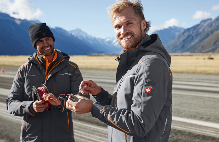 STONEKIT High-vis jacket Fleece high-vis orange | Strauss