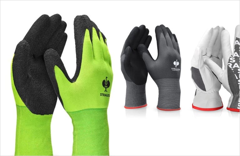 Latex-Strickhandschuhe Senso Grip + 2 weitere Handschuhe 