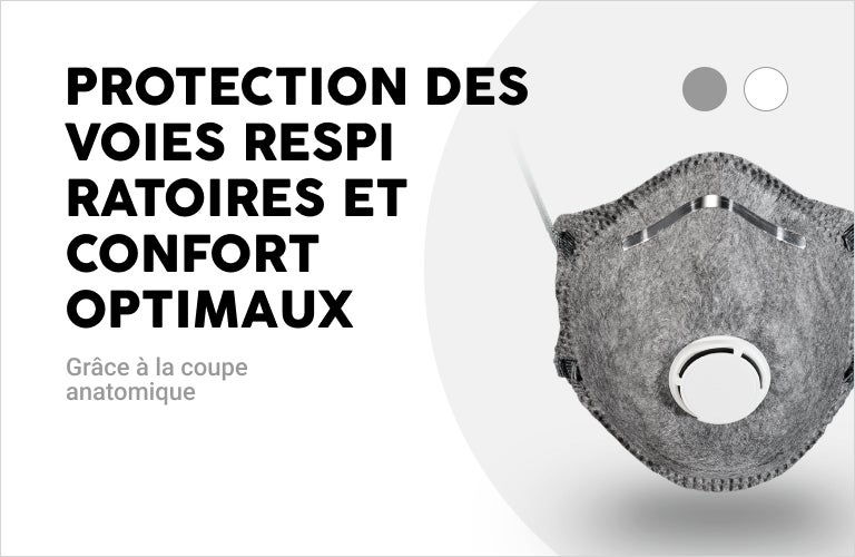 Masque de protect.respiratoire FFP2 Cup