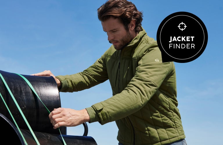 STONEKIT Work jacket Odense green/black | Strauss