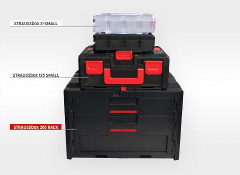 STRAUSSbox empilées