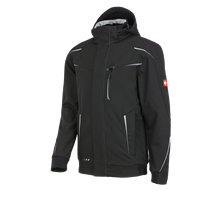 Winter Softshelljacke 2020, Herren schwarz/platin Strauss