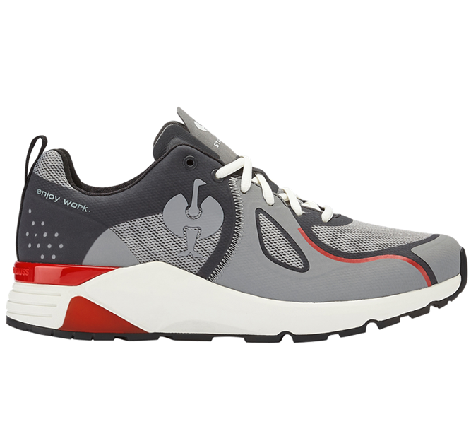 Main view, Footwear, O1 Work shoes e.s. Chete, pearlgrey/anthracite