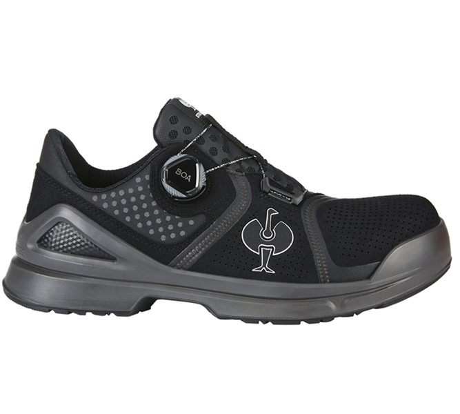 Main view, Footwear, S1 Safety shoes e.s. Mareb, black/anthracite