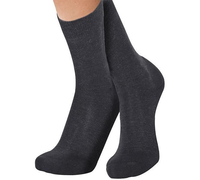 Vue principale, Chaussettes de fonction, e.s. Chaussettes de fonction warm/high, noir