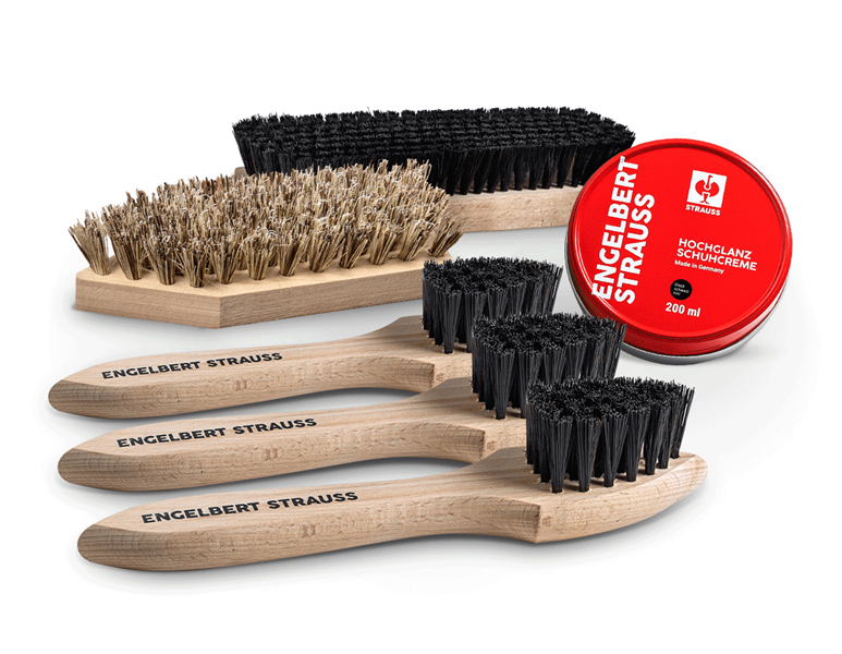 Main view, Shoe Care Products, e.s. Shoe care set, 6-part