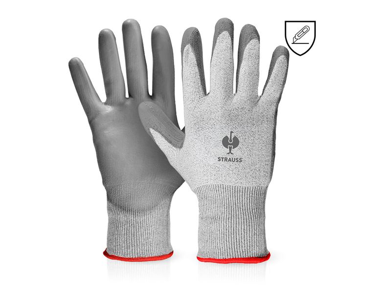 Main view, Gloves, PU cut protection gloves, level C