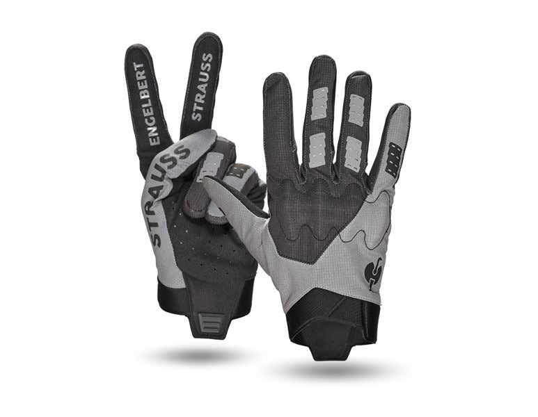 Vue principale, Hybrides, Gants e.s.trail, light, gris basalte/noir