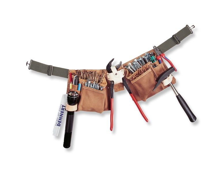 Main view, Tool bags, Tool apron, brown, brown