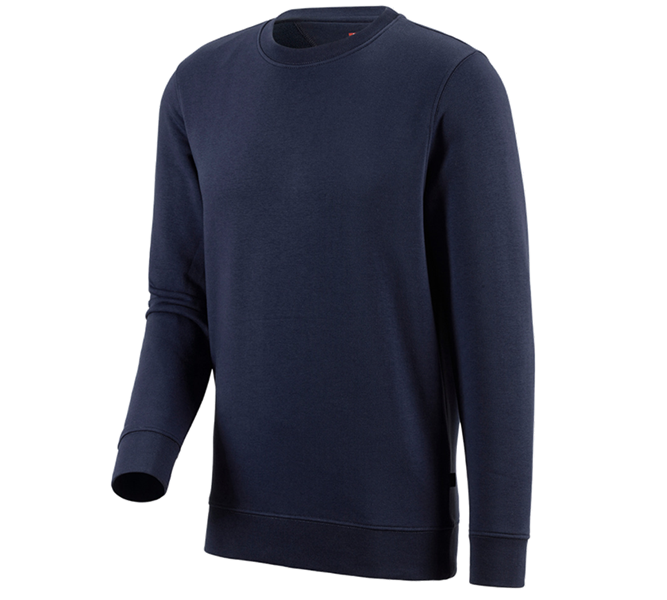 Main view, Plumbers / Installers, e.s. Sweatshirt poly cotton, navy