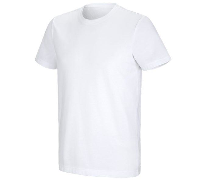 Vue principale, Médicales, e.s. T-shirt fonctionnel poly cotton, blanc