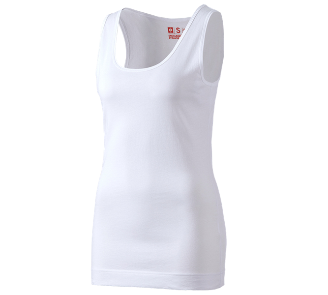 Main view, Medical | Healthcare, e.s. Long tank cotton, ladies', white