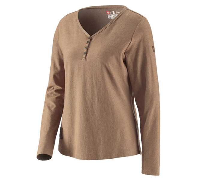 Hauptansicht, Gastro, Longsleeve e.s.vintage, Damen, sepia melange