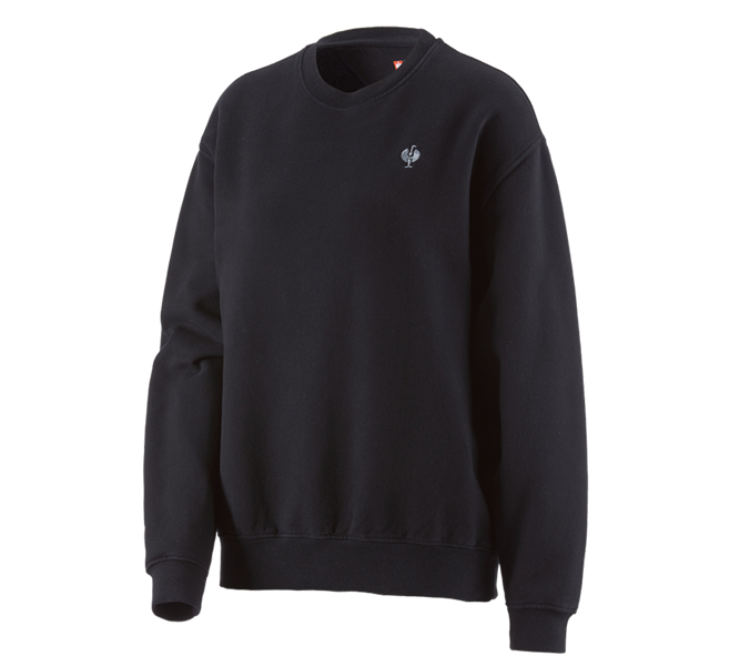Main view, Hospitylity | Catering, Oversize sweatshirt e.s.motion ten, ladies', oxidblack vintage