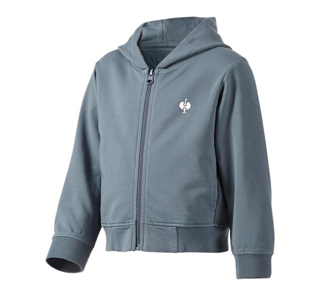 Hauptansicht, e.s.motion ten, Kapuzensweatjacke e.s.motion ten, Kinder, rauchblau vintage