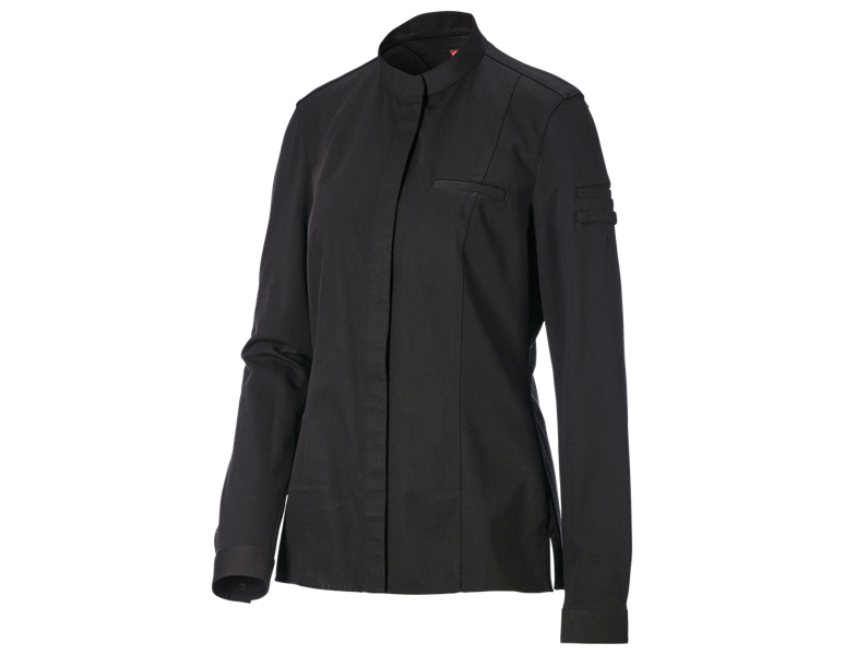 Main view, Chef's Jackets | Chef's Whites, e.s. Hybrid Chef’s Shirt, ladies', black