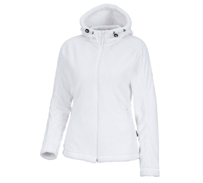 Main view, Medical | Healthcare, e.s. Zip jacket Highloft, ladies', white