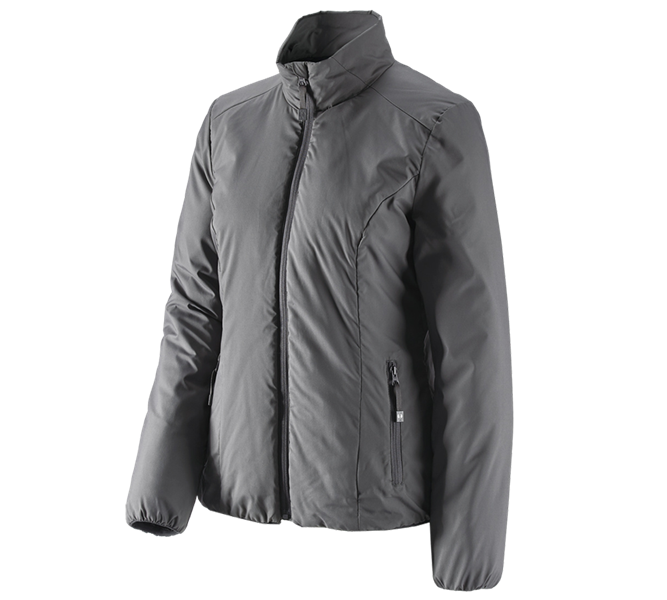 Vue principale, Femmes, e.s. Veste Padded CI, femmes, anthracite