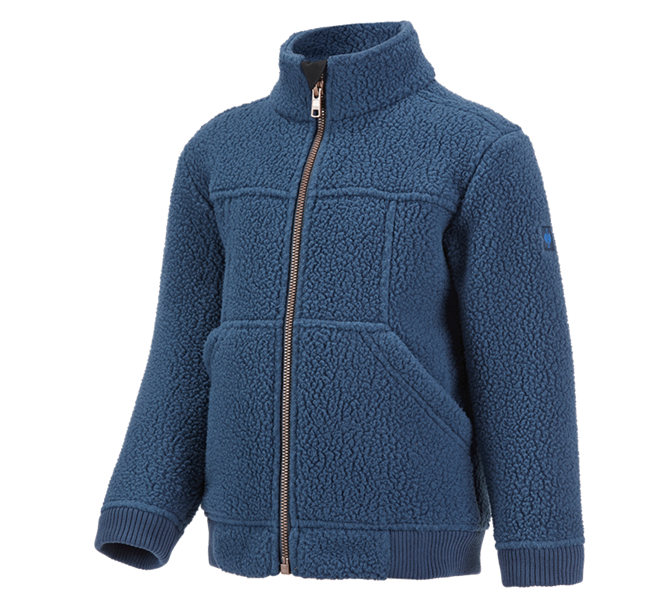 Hauptansicht, Kinder, Faserpelz Jacke e.s.vintage, Kinder, arktikblau