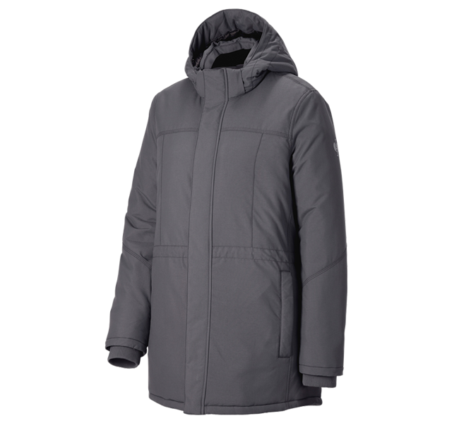 Main view, Clothing, Parka e.s.iconic, ladies', carbongrey