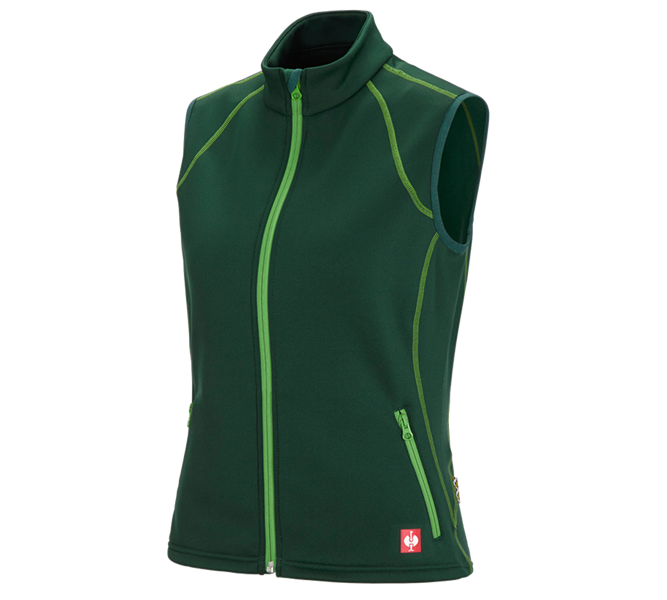 Vue principale, Horti-/ Sylvi-/ Agriculture, Gilet thermo stretch e.s.motion 2020, femmes, vert/vert d'eau
