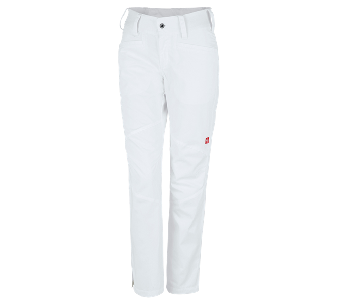 Main view, Medical Trousers | Healthcare Trousers, e.s. Trousers base, ladies', white