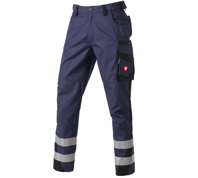 Main view, Work Trousers, Trousers Secure, navy/black