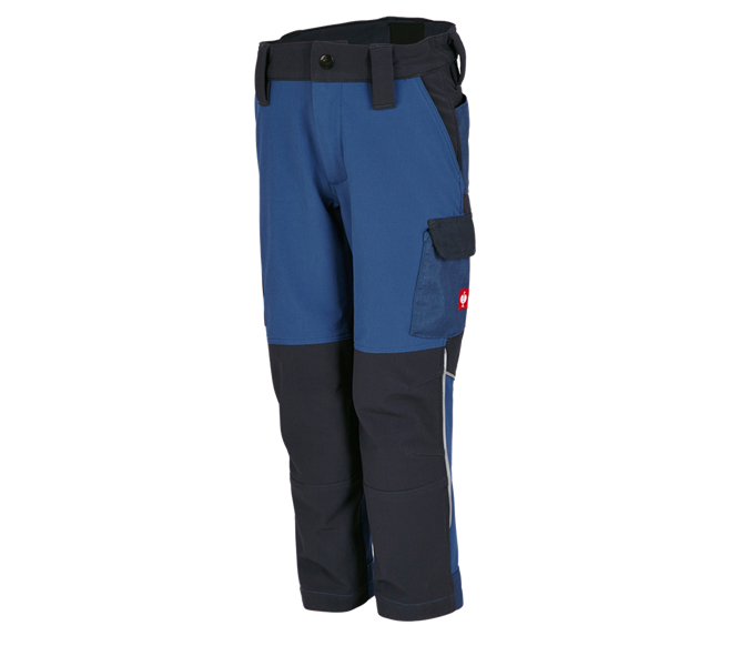Main view, Trousers, Funct. cargo trousers e.s.dynashield, children's, cobalt/pacific